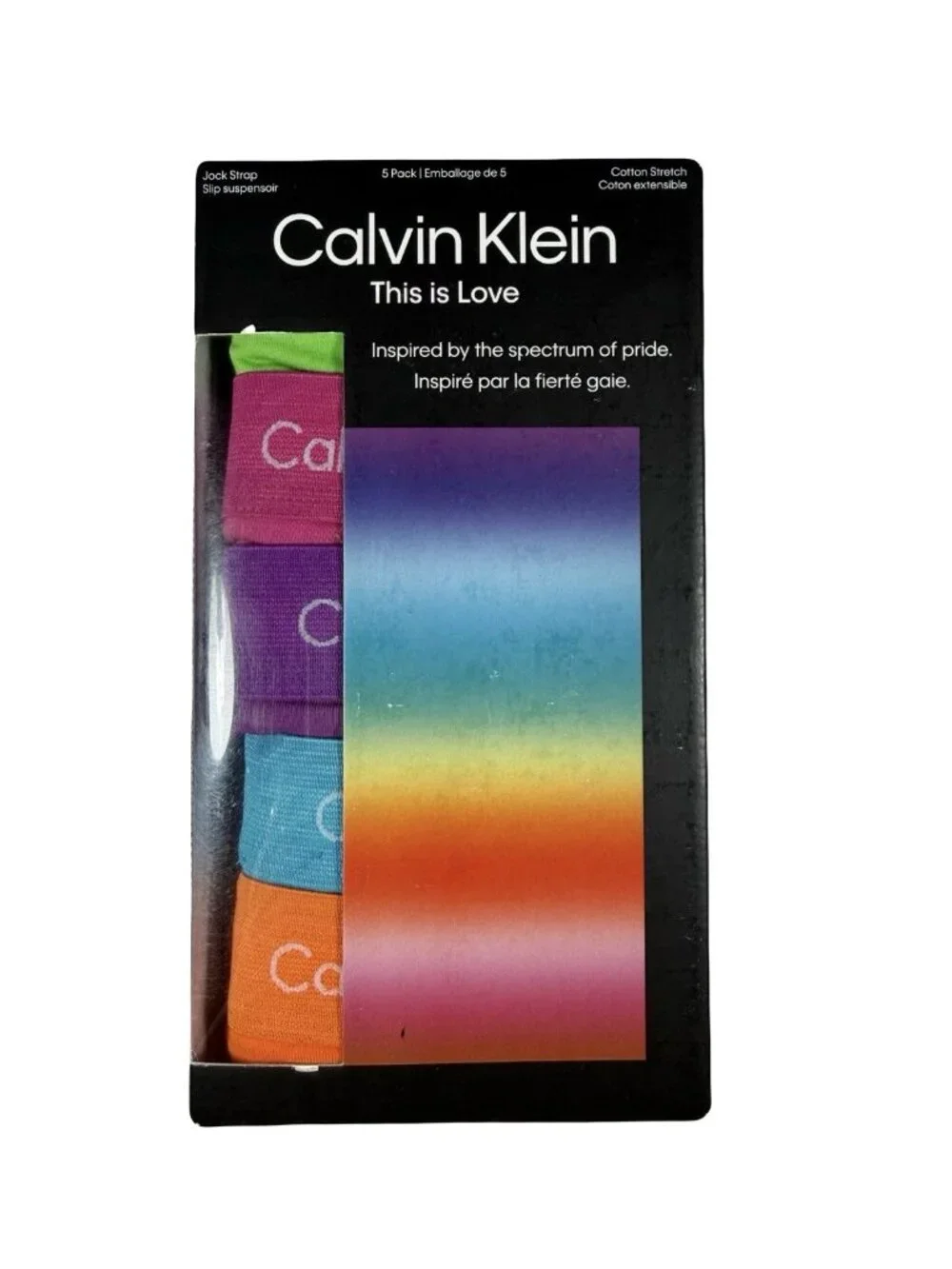Calvin Klein Men's Pride 5-Pack Jock Strap - Multicolor
